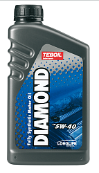 Моторное масло TEBOIL Diamond  5W-40  1 л. синт. FIN