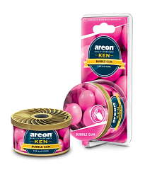 Ароматизатор на панель AREON Ken Blister BUBBLE GUM  1 шт.