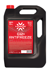 Антифриз X-Freeze G12+ (-40) красный  10 кг.