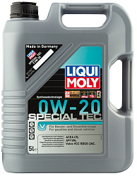 Моторное масло LIQUI MOLY Special Tec V  0W-20  5 л. синт.