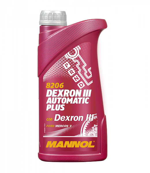 Трансмиссионное масло MANNOL Automatic Plus ATF Dexron III  1 л. синт.