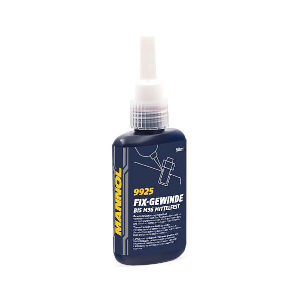 Фиксатор резьбы демонтируемый MANNOL Fix-Gewinde Mittelfest  50 мл.