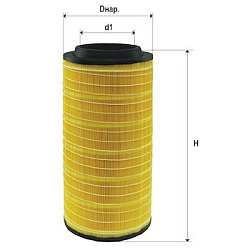 Фильтр воздушный, комплект DIFA 43118 + DIFA 43118-01