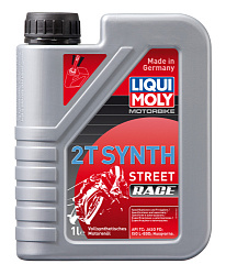 Моторное масло LIQUI MOLY Motorbike 2T Synth Street Race  1 л. синт.