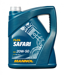 Моторное масло MANNOL Safari  20W-50  5 л. мин.