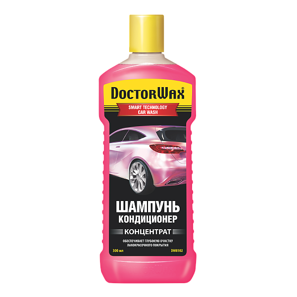 Автошампунь кондиционер (концентрат) DoctorWax DW8102  300 мл.