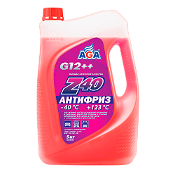 Антифриз G-12++ -40/+123°C красный AGA002Z (готовый к применению)  5 кг.