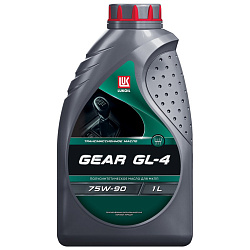 Трансмиссионное масло Лукойл GEAR GL-4  75W-90  1 л. п/синт.