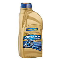 Моторное масло RAVENOL Motobike 4-T Ester  10W-40  1 л. синт.