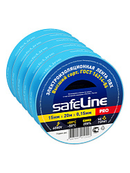 Изолента SafeLine PRO 15 мм/20 м. Синий