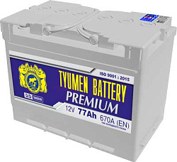АКБ Тyumen Battery "PREMIUM" 77 п.п.  (278*175*190)