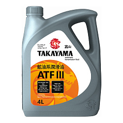 Трансмиссионное масло TAKAYAMA ATF III  4 л. мин.