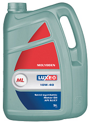 Моторное масло LUXE Molybden  10W-40  5 л. п/синт.