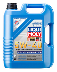 Моторное масло LIQUI MOLY Leichtlauf High Tech  5W-40  5 л. синт.