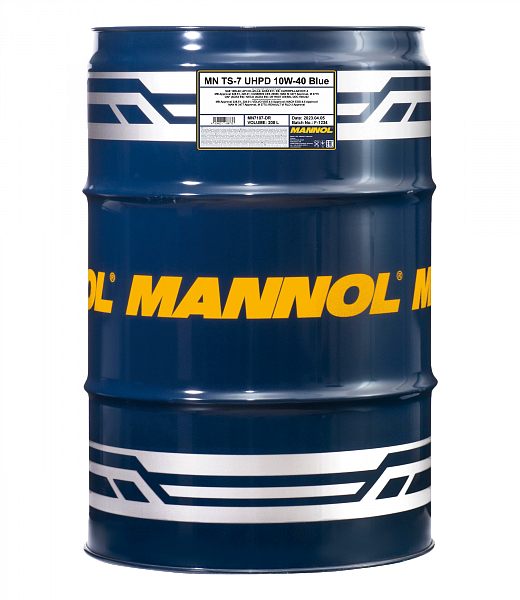 Моторное масло MANNOL TS-7 Truck special UHPD Blue  10W-40  208 л. синт.