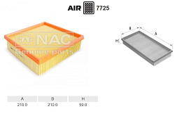 Воздушный фильтр NAC NAC-7725