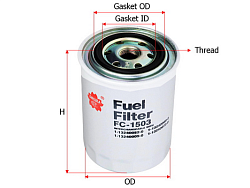 Фильтр автомобильный топливный Sakura FC1503