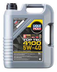 Моторное масло LIQUI MOLY Top Tec 4100  5W-40  5 л. синт.