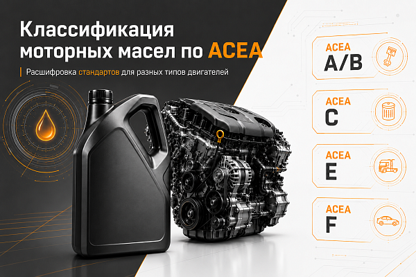 Классификация моторных масел по ACEA: расшифровка стандартов
