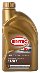 Моторное масло SINTEC Luxe  5W-30  1 л. п/синт.