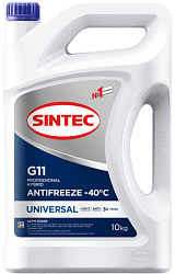 Антифриз SINTEC Universal G-11 (-40) синий  10 кг.