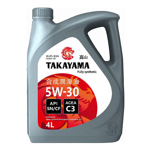 Моторное масло TAKAYAMA C3  5W-30  4 л. синт.
