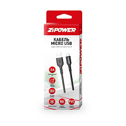 Кабель Micro USB 1м. ZIPOWER PM6665