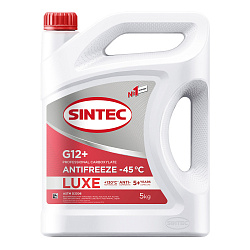 Антифриз SINTEC Luxe G-12+ (-45) красный  5 кг.