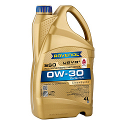 Моторное масло RAVENOL SSO  0W-30  4 л. синт.