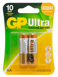 GP Элемент питания AAA  Ultra Alkaline (LR03) 24AU-CR2 (2шт в уп.)         2 шт