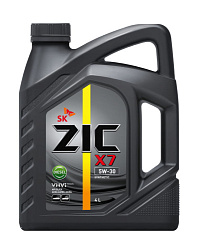 Моторное масло ZIC X7 Diesel  5W-30  4 л. синт.