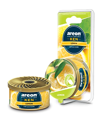 Ароматизатор на панель AREON Ken Blister LEMON  1 шт.