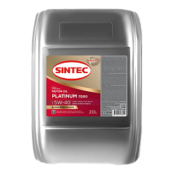 Моторное масло SINTEC Platinum 7000 A3/B4, SN/CF  5W-40  20 л. синт.