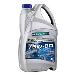 Трансмиссионное масло RAVENOL PSA  75W-80  4 л. п/синт.