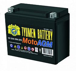 Аккумулятор для мототехники Tyumen Battery AGM  20 Ач, Обратная полярность