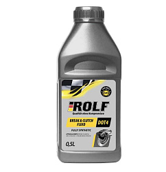 Тормозная жидкость ROLF Brake&Clutch Fluid DOT-4  455 гр.