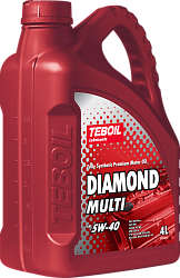 Моторное масло TEBOIL Diamond MULTI  5W-40  4 л. синт.