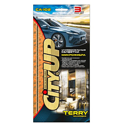 Салфетки из микрофибры City Up Universal CA-102  30х30 см.