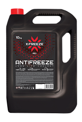 Антифриз X-freeze Red G-11 (-40) красный  10 кг.