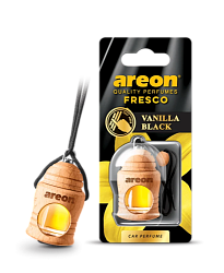 Ароматизатор на зеркало AREON Fresco VANILLA BLACK  1 шт.