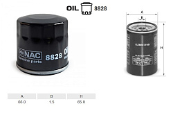 Фильтр масляный NAC 8828