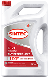 Антифриз SINTEC Luxe G-12+ (-45) красный  10 кг.