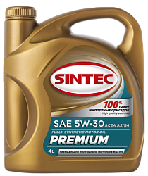 Моторное масло SINTEC Premium  5W-30  4 л. синт.