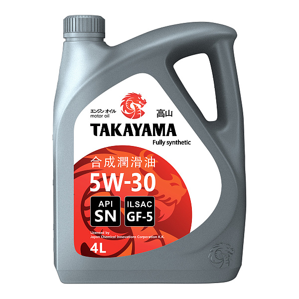 Моторное масло TAKAYAMA Adaptec GF-5 SN  5W-30  4 л. синт.