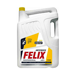 Антифриз FELIX Energy G-12+ (-40) жёлтый  10 кг.