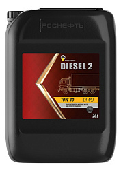 Моторное масло Rosneft Diesel 2  10W-40  20 л. п/синт.