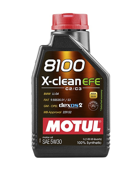 Моторное масло MOTUL 8100 X-clean EFE  5W-30  1 л. синт.