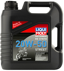 Моторное масло LIQUI MOLY Motorbike HD Synth Street  20W-50  4 л. синт.