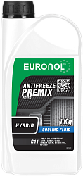 Антифриз EURONOL ANTIFREEZE HYBRID READY G11 Зелёный  1 кг.