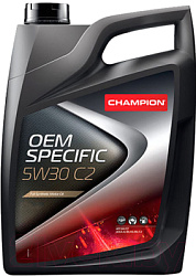 Моторное масло CHAMPION ОЕМ Specific C2  5W-30  4 л. синт.